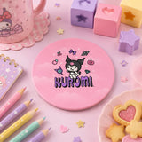 Kids Round Coaster (Kuromi)