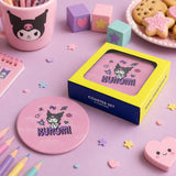 Kids Round Coaster (Kuromi)
