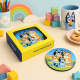 Kids Round Coaster (Bluey)