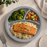 10" Divided Plate (Grey)