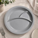 10" Divided Plate (Grey)