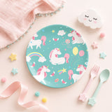 Kids Plate (Unicorn Dreamland)