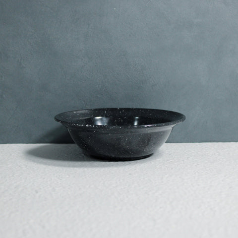 Wide Dessert Bowl (Black Granite)