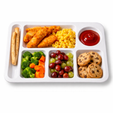 Large Divided Tray (White)