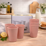 6 Pcs. 300ml Cup Set (Pink)