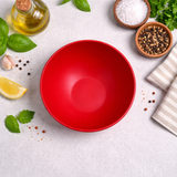 Angle Soup/ Cereal Bowl (Red)