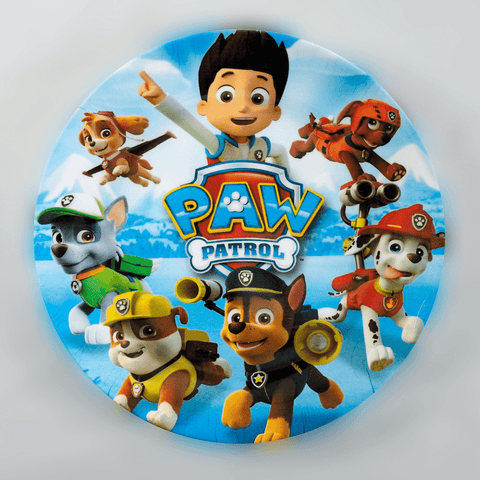 Kids Cartoon Plate (Paw Patrol)