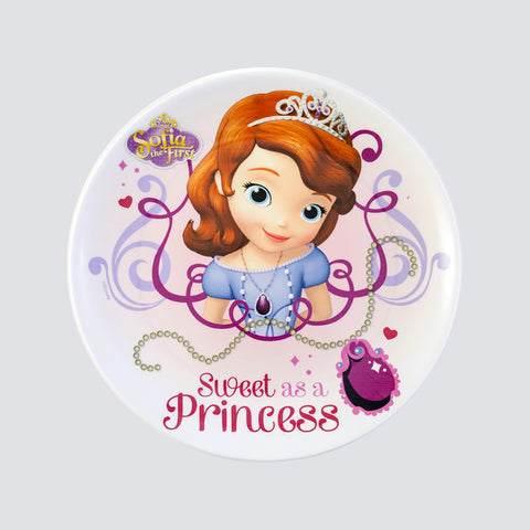 Kids Cartoon Plate (Sofia the First - Sweet as a Princess)