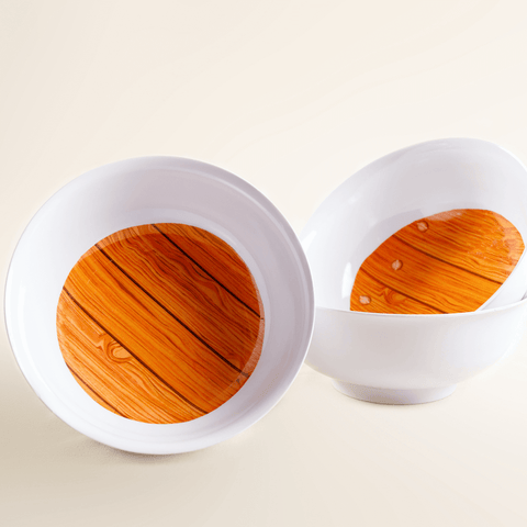 3 Pcs. Soup / Cereal Bowls (Light Wood Stain)