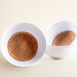 Set of 3 Soup / Cereal Bowls (Wood Stain)