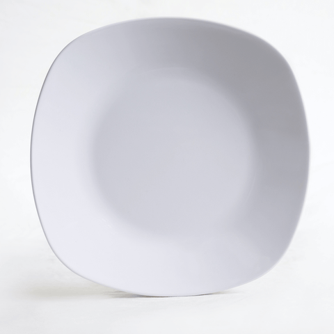 Square Rice Dish (White)